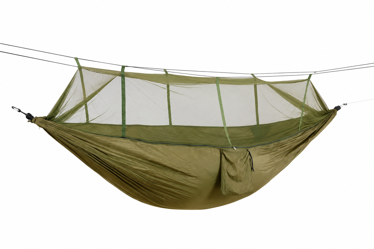 Hamac de Camping avec Moustiquaire, 2 Personnes, Kit Complet