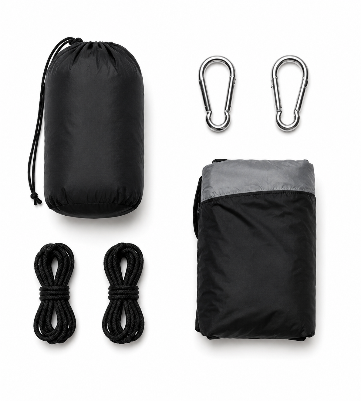 Hamac de Camping Double Anti-Renversement, Kit Complet