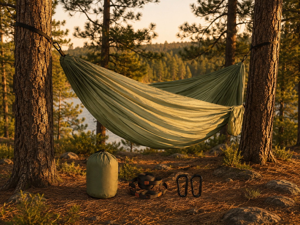 Hamac de Camping Ultra-Léger — 270×140 cm | Kit Complet