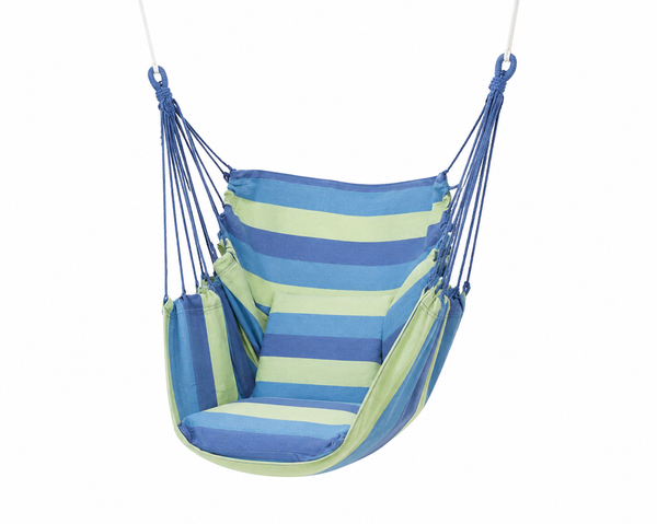 Chaise Suspendue Rayée, Corde Double, Sac Inclus