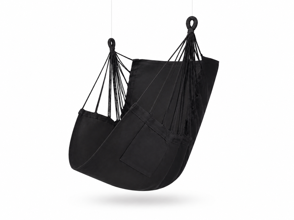 Fauteuil Suspendu en Tissu Tressé, Anti-Retournement | Sac de Rangement Inclus