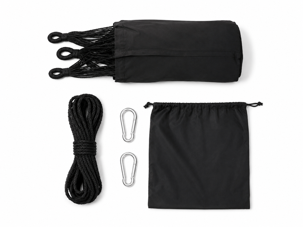 Fauteuil Suspendu en Tissu Tressé, Anti-Retournement | Sac de Rangement Inclus