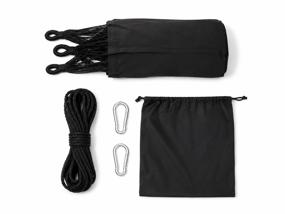 Fauteuil Suspendu en Tissu Tressé, Anti-Retournement | Sac de Rangement Inclus